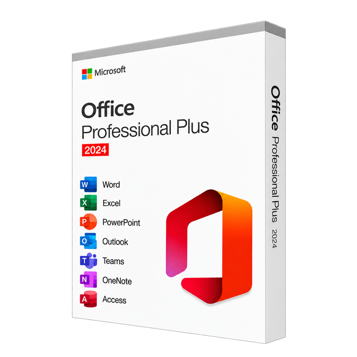 Microsoft Office Professional Plus 2024 — Windows PC — Digital Licence — product illustration