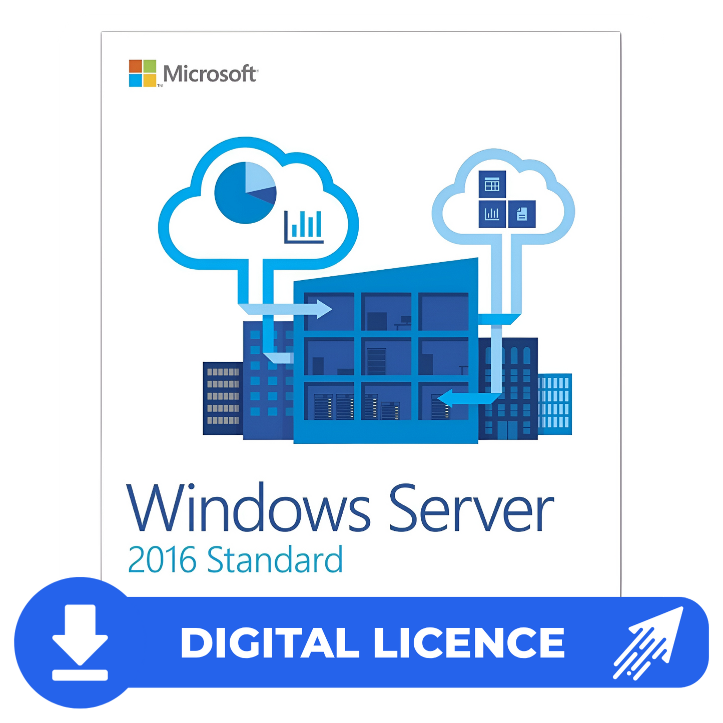 Windows Server 2016 STANDARD License - Product Key - Unlimited Cores