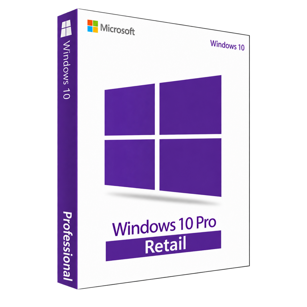 Microsoft Windows 10 Pro Retail licence for 1 PC — product image 1
