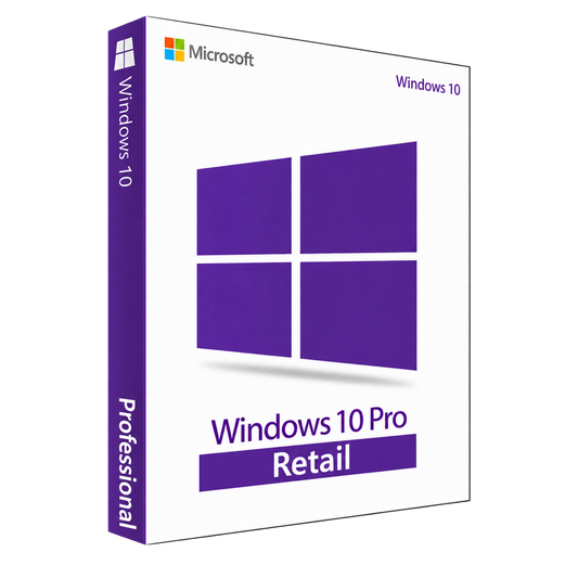 Microsoft Windows 10 Pro Retail licence for 1 PC — product image 1
