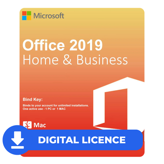 Microsoft Office 2019 Home and Business For Mac BIND Product Key License T5D-03190