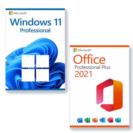 Microsoft Office 2021 Professional+ Microsoft Windows 11 Professional license for 3 devices