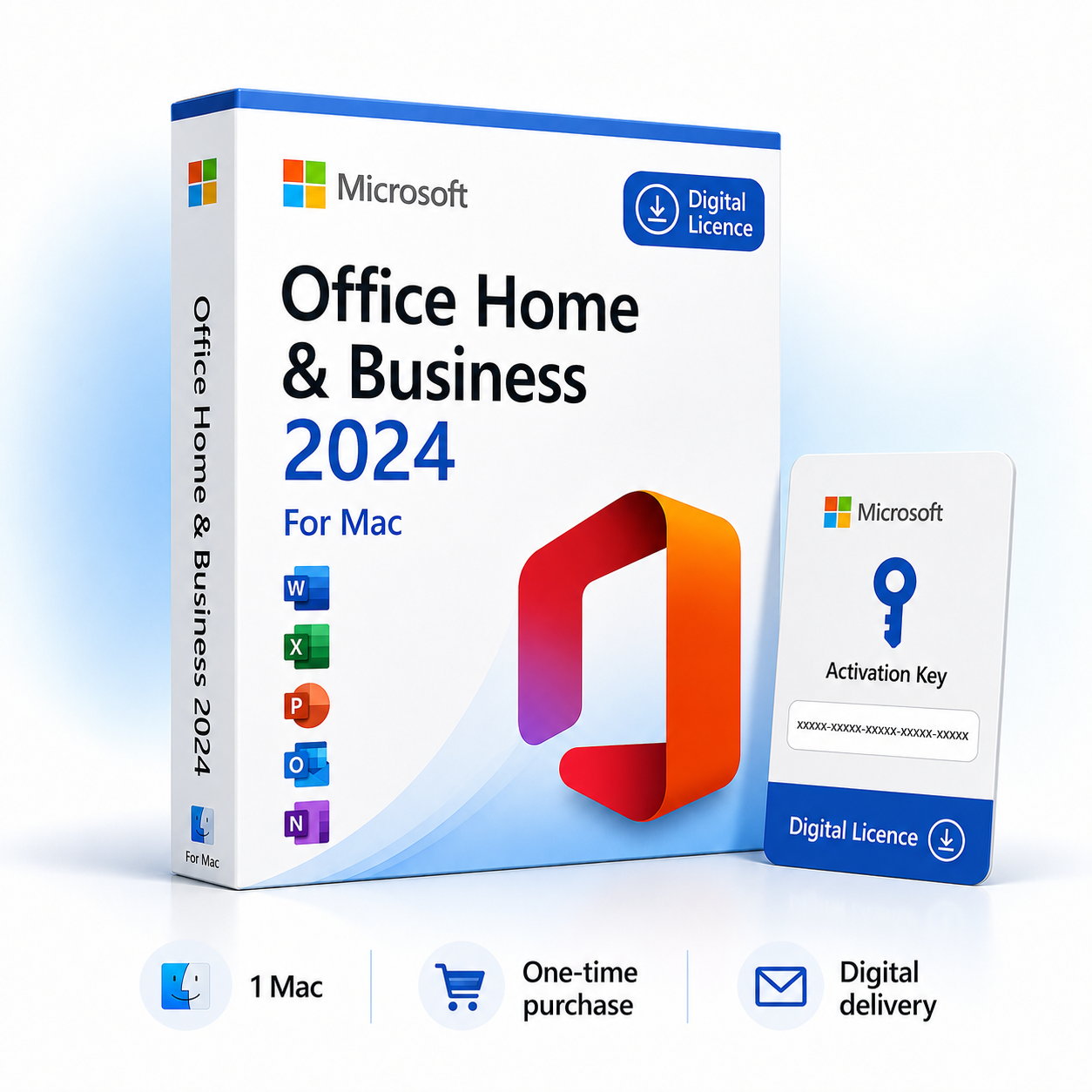 Microsoft Office Home and Business 2024 digital licence for Mac