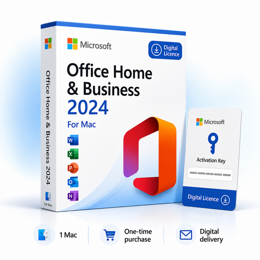 Microsoft Office Home and Business 2024 digital licence for Mac