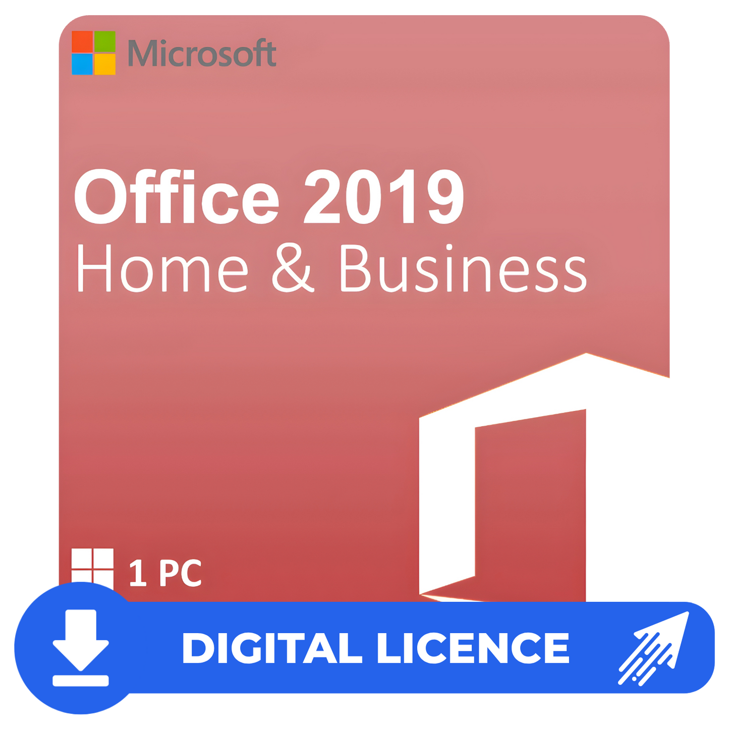 Microsoft Office Home & Business 2019  1 - PC - Digital License product key