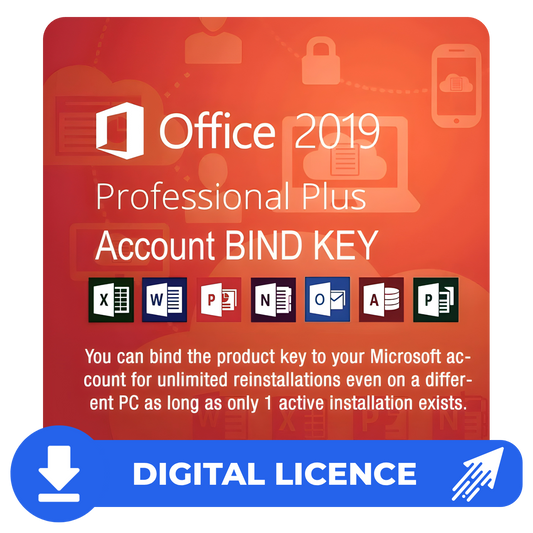 Microsoft Office Professional Plus 2019 Product Key BIND Retail CDKey ESD