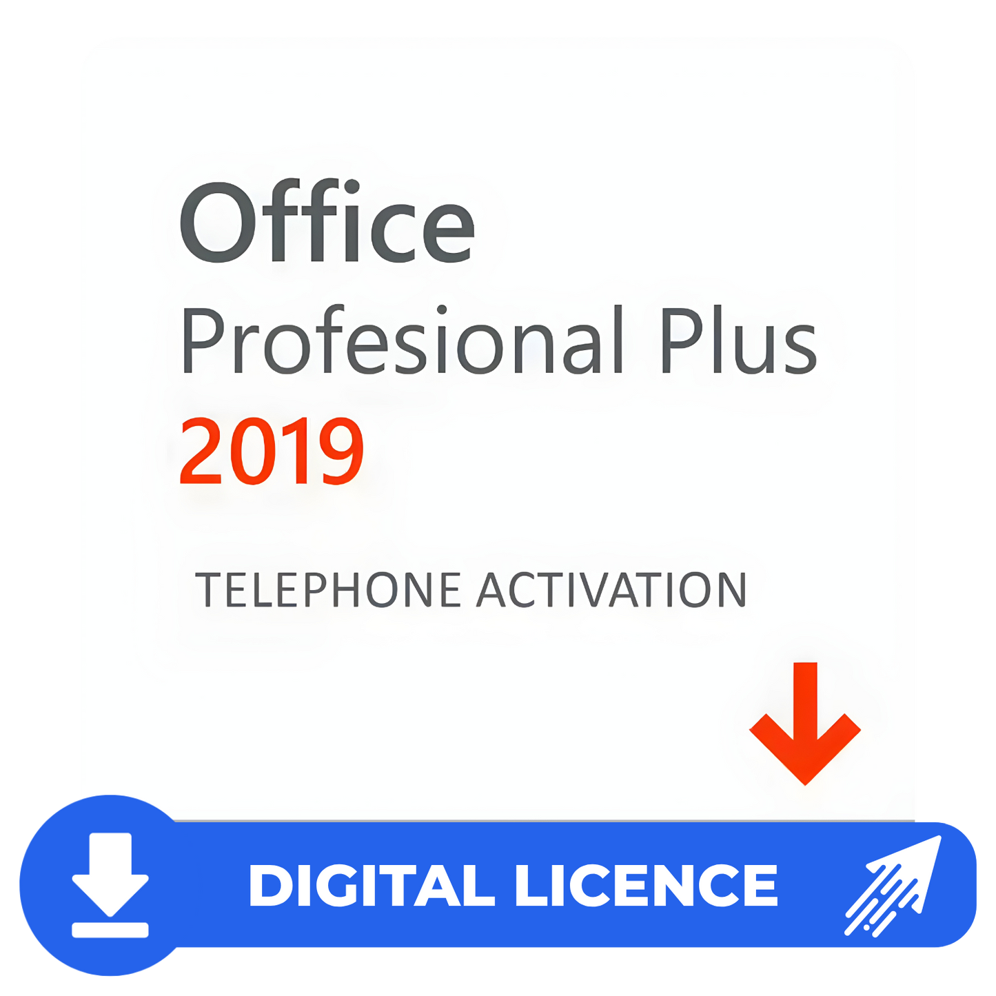 TELPEHONE Microsoft Office Professional Plus 2019 Product Key FPP Retail CDKey ESD