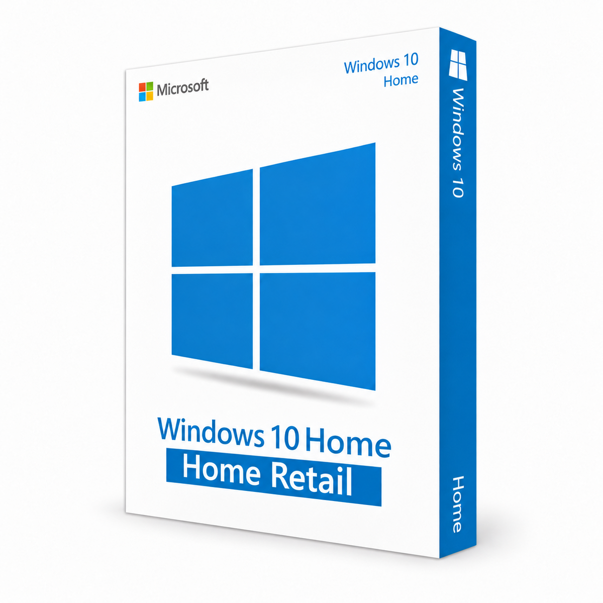 Microsoft Windows 10 Home — Retail Licence — 1 PC — product illustration