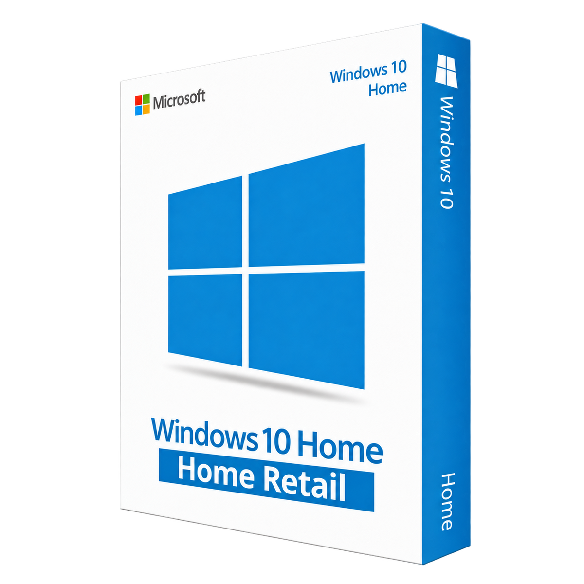 Microsoft Windows 10 Home — Retail Licence — 1 PC — product illustration