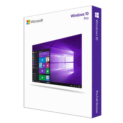 Microsoft Windows 10 Pro — OEM Licence — 1 PC — product illustration