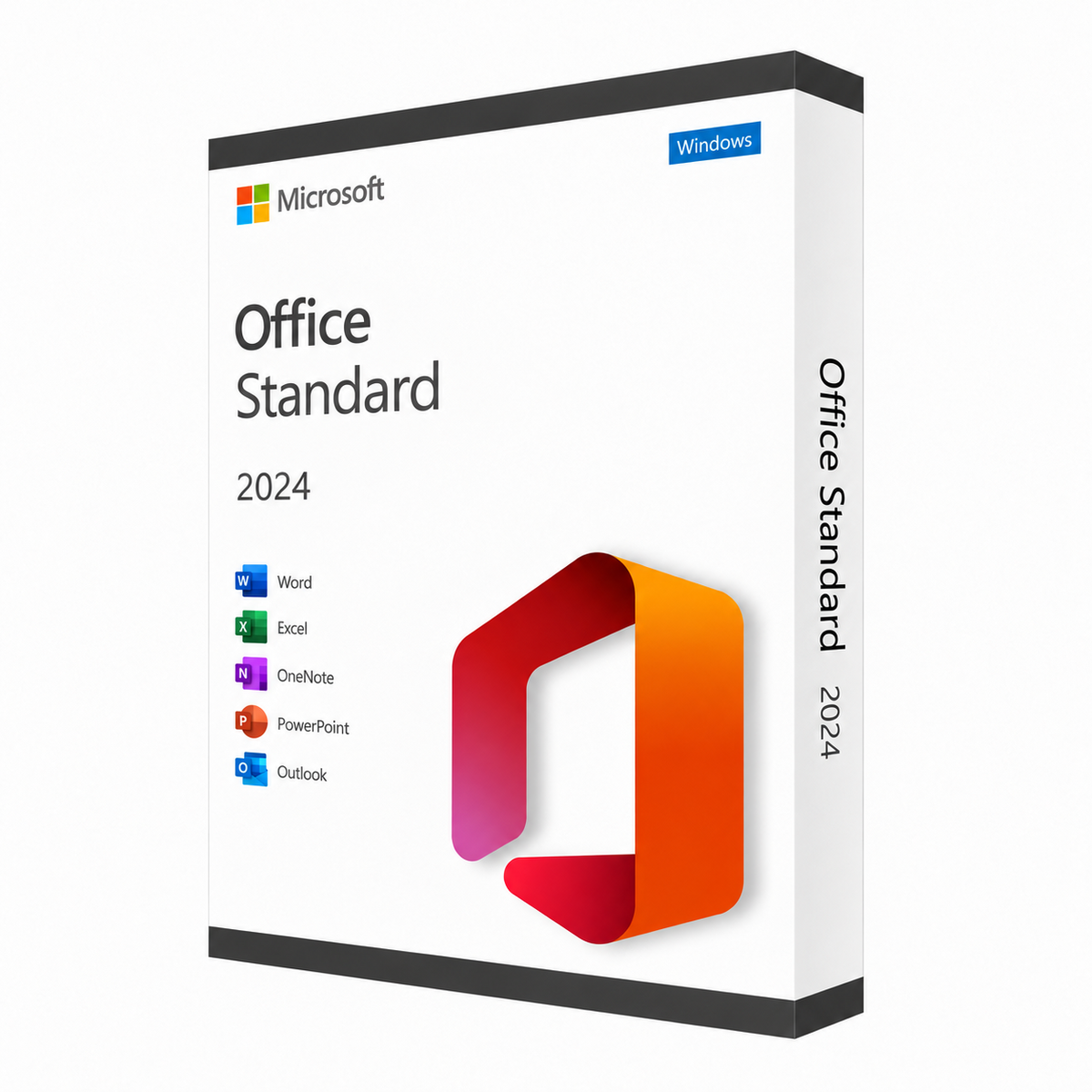 Microsoft Office Standard 2024 — Windows PC — Digital Licence — product illustration