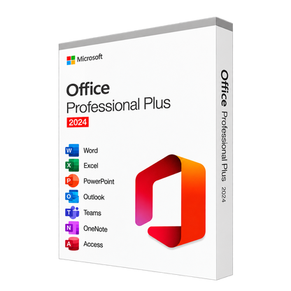 Microsoft Office Professional Plus 2024 — Windows PC — Digital Licence — product illustration