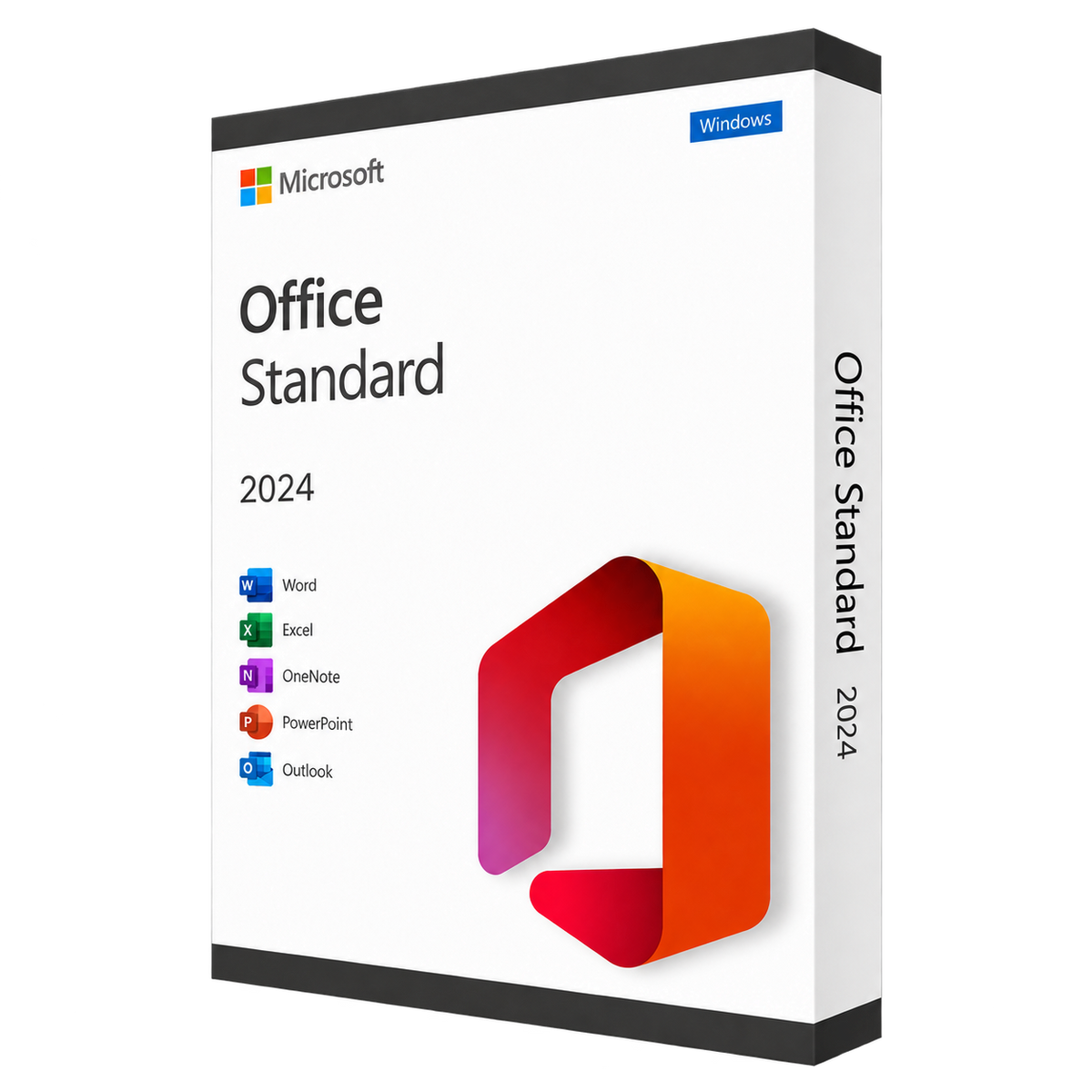 Microsoft Office Standard 2024 — Windows PC — Digital Licence — product illustration