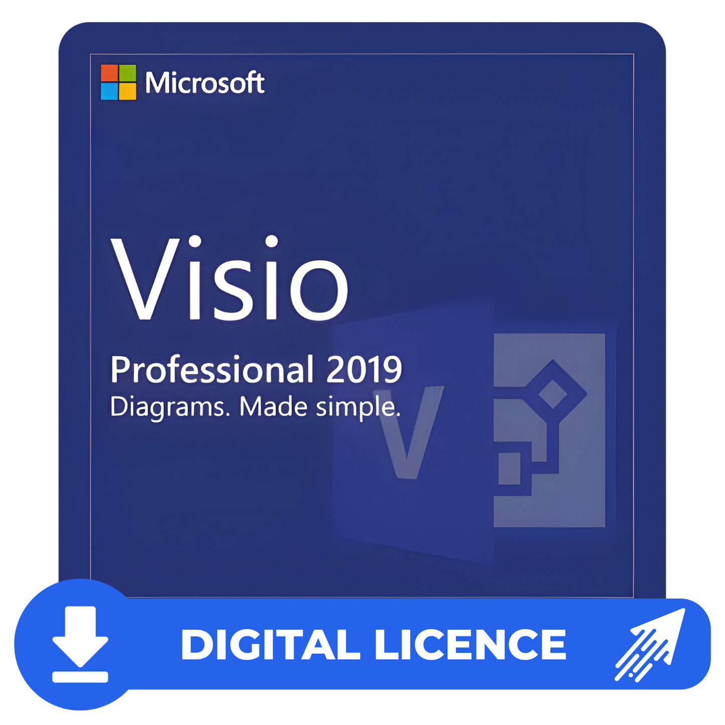 Microsoft Visio Professional 2019 Product Key D87-07425