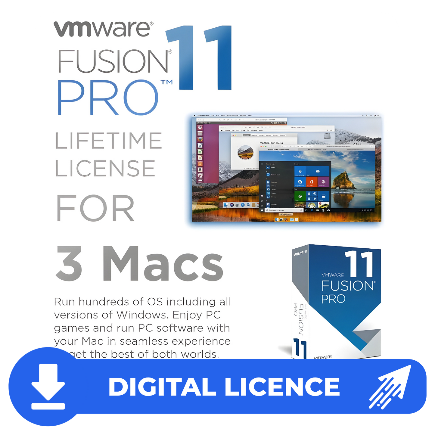 VMWare Fusion 12 Pro Product Key, Lifetime cdkey