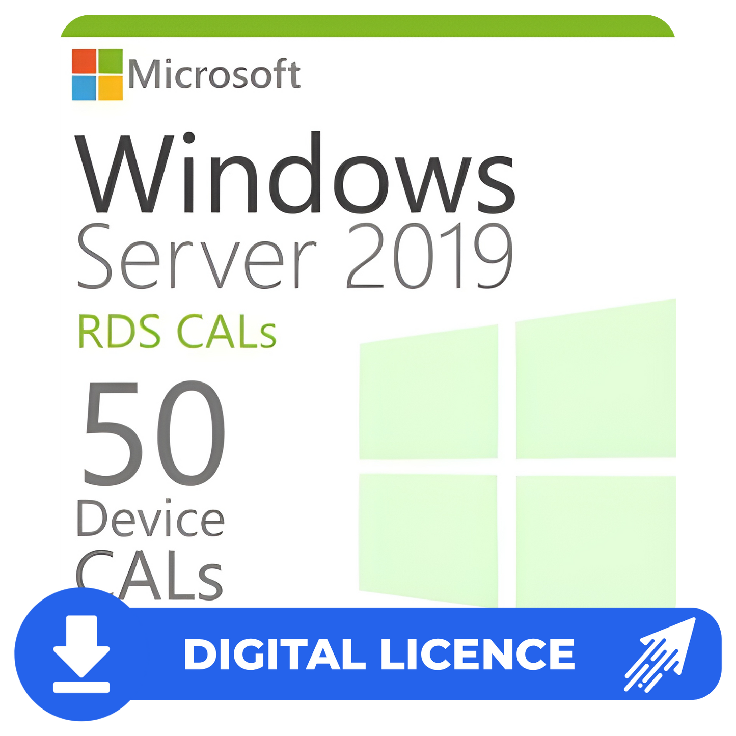 Windows Server 2019 50 RDS Device CALs Product Key Global